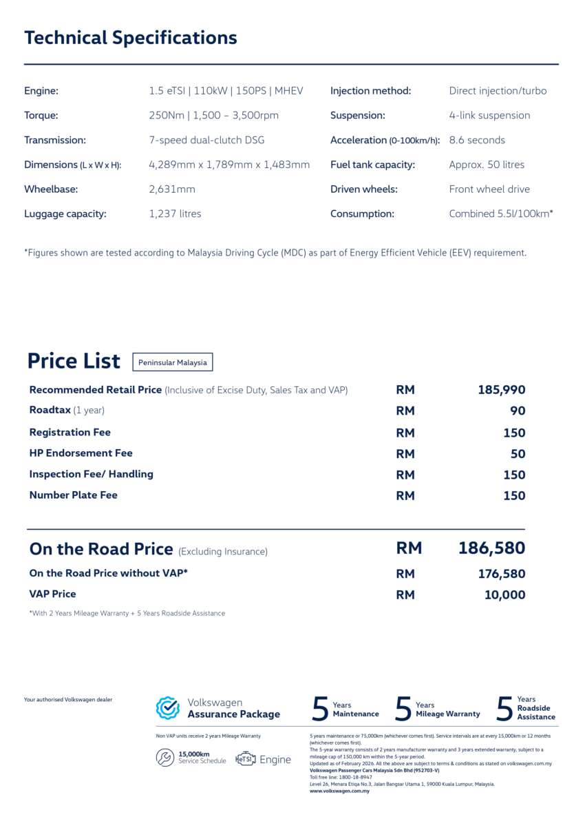 Volkswagen Golf Mk8.5 1.5 eTSI R-Line now in Malaysia – RM185,990, first 50 early birds get RM6k off 2039482