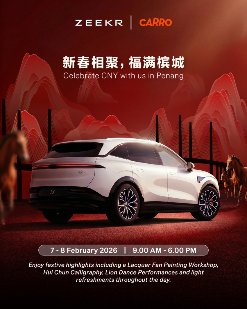 Join Zeekr Carro for a special CNY celebration at Bangsar and Penang outlets this weekend 2038126