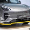Geely EX2 bodykit shown in Thailand – the Proton eMas 5 EV twin gets dressed up in various styles