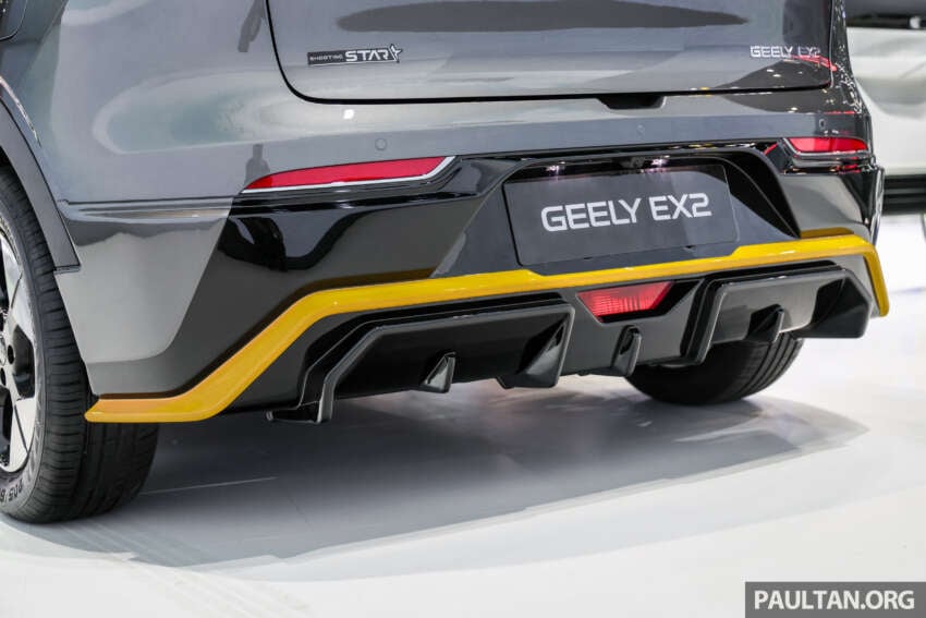 Geely EX2 bodykit shown in Thailand – the Proton eMas 5 EV twin gets dressed up in various styles 2056426