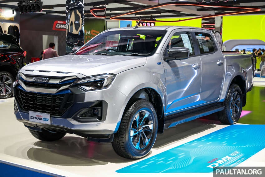 2026 Isuzu D-Max EV on display in Bangkok – 190 PS, 350 Nm, up to 263 km WLTP; CKD; priced at RM192k 2056447