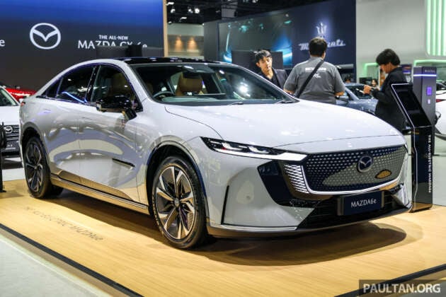 Mazda 6e at BIMS 2026 – Deepal-based EV with 77.9 kWh batt, 550+km WLTP range, 0-100 in 7.9s, RM141k
