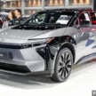 Toyota bZ4X facelift in Malaysia – FWD only, 227 PS, 269 Nm, 525 km WLTP range, priced at RM220k