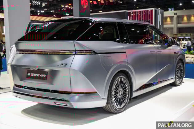 2026 Xpeng X9 EV facelift in Thailand – REEV looks, new 537 PS AWD, 615 km WLTP range, 542 kW DCFC