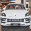 2026 Porsche Cayenne, Cayenne S E-Hybrid Coupé in Malaysia: 21-inch wheels now, RM609k and RM739k