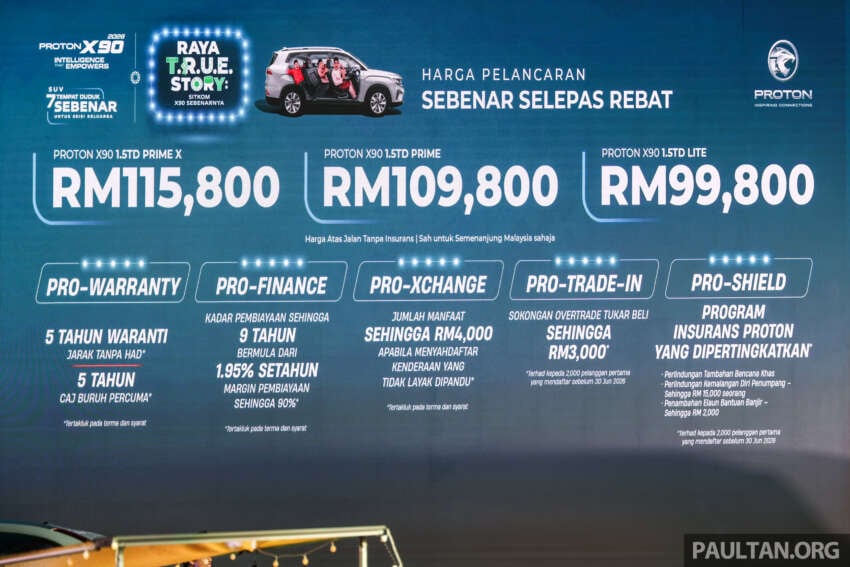 2026 Proton X90 MC launched – new 1.5T i-GT 4-cyl, no 48V mild-hybrid, priced RM30k lower, from RM99,800 2051237