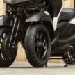 2026 Yamaha Tricity 300 scooter for Europe – three wheels, standing assist, foot brake and airbag