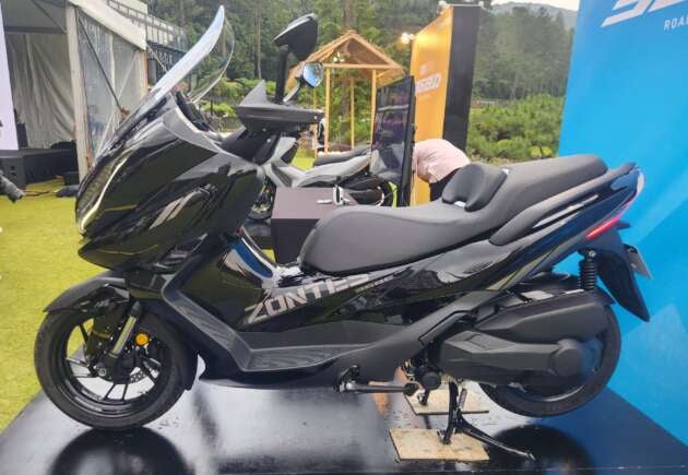 2026 Zontes 368 V2 range in Malaysia, four model variants, with pricing starting at RM23,800