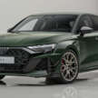 Audi RS3 Competition Limited – edisi terhad rai 50-tahun enjin 5-silinder, Sportsback & Sedan, 750 unit