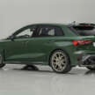 Audi RS3 Competition Limited – edisi terhad rai 50-tahun enjin 5-silinder, Sportsback & Sedan, 750 unit