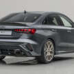 Audi RS3 Competition Limited – edisi terhad rai 50-tahun enjin 5-silinder, Sportsback & Sedan, 750 unit