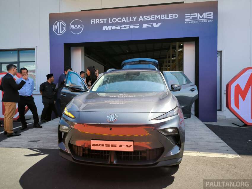 MG S5 EV CKD mula dikeluar dari kilang EPMB Melaka — tambahan 35 hp/100 Nm, hanya Lux; jangka RM120k 2049892
