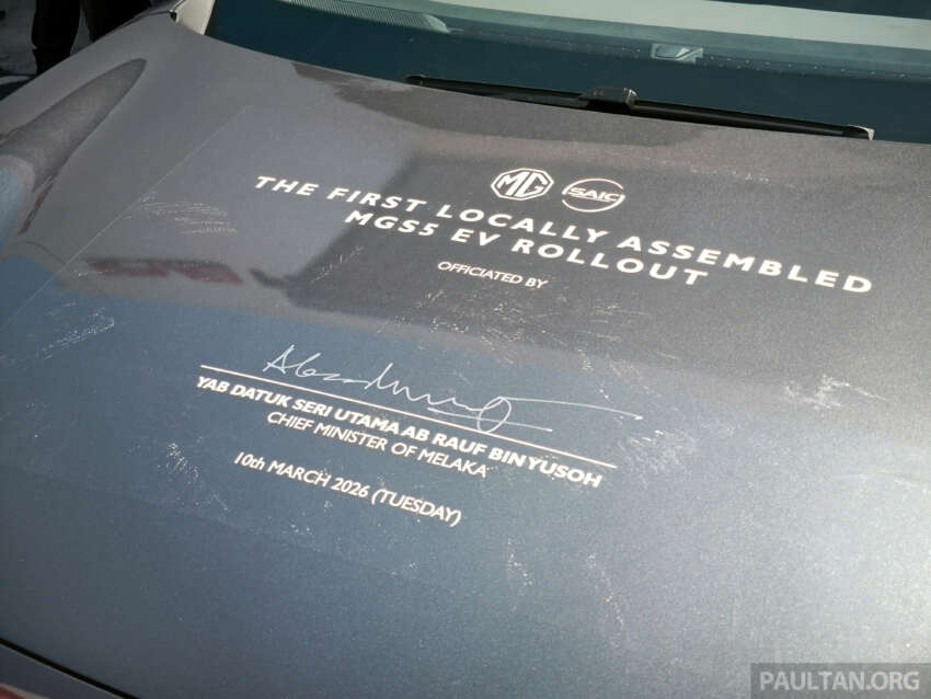 CKD MG S5 EV rolls off EPMB Melaka plant – extra 35 PS/100 Nm, Lux only, open for booking, RM120k est 2049619