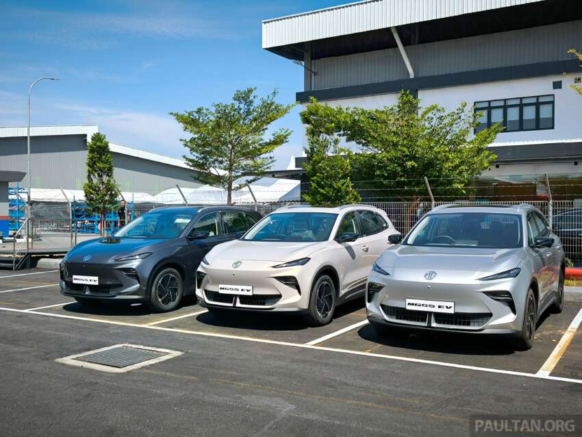 MG S5 EV CKD mula dikeluar dari kilang EPMB Melaka — tambahan 35 hp/100 Nm, hanya Lux; jangka RM120k 2049897