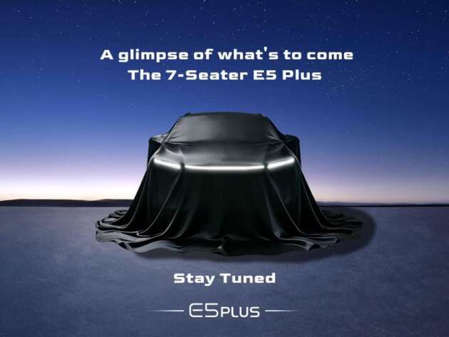Seres E5 Plus 7-seater PHEV SUV teased for Malaysia