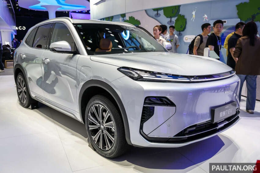 Geely Galaxy Starship 7 EV in Beijing – EV version of PHEV version of EV, positioned above Galaxy E5/EX5 2073880