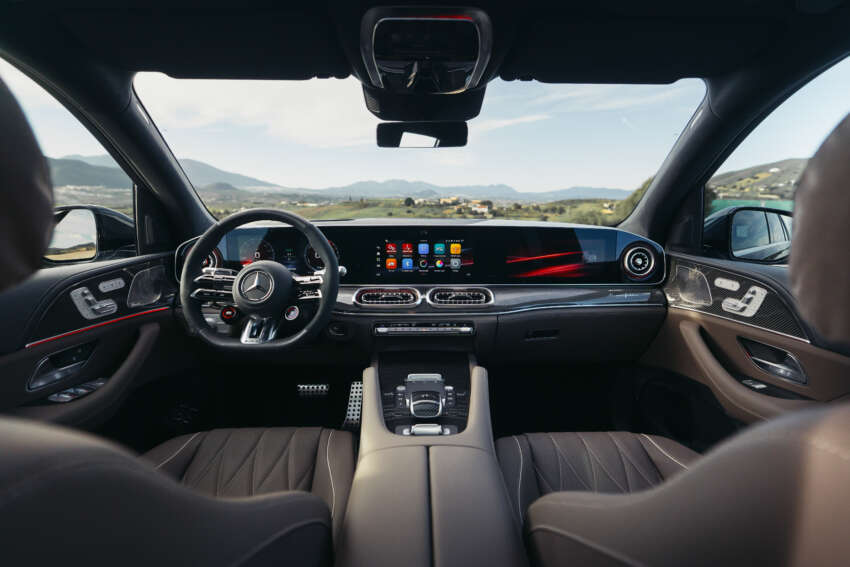 2026 Mercedes-Benz GLE, GLS facelifts – full-width Superscreen, 4.0L flat-plane V8; 585 PS AMG PHEV 2060026