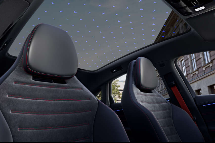 2026 Mercedes-Benz C-Class EV – interior shown with massive MBUX Hyperscreen; full reveal April 20 2068267
