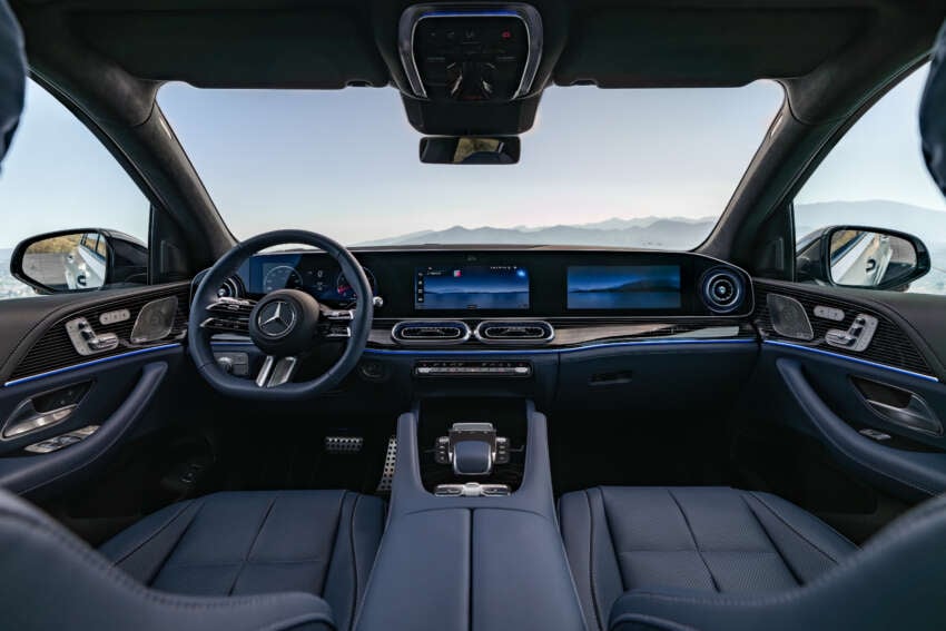 2026 Mercedes-Benz GLE, GLS facelifts – full-width Superscreen, 4.0L flat-plane V8; 585 PS AMG PHEV 2059830