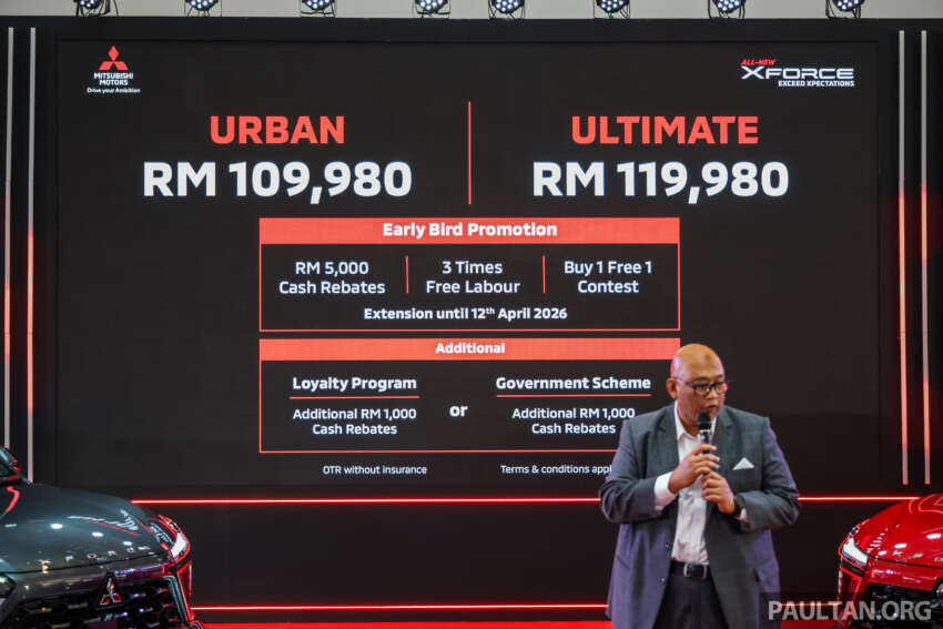 2026 Mitsubishi Xforce launched in Malaysia – CKD; 1.5L NA; priced fr RM110k; RM5k rebate until April 12 2063072