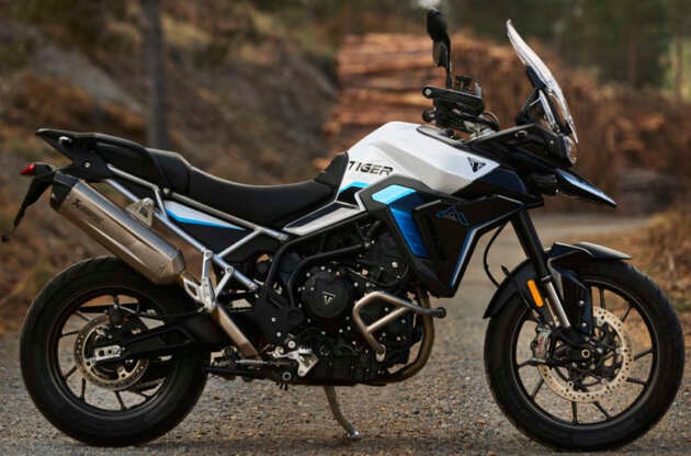 2026 Triumph  Tiger 900 Alpine and Desert Editions for Malaysia, priced at RM85,450 and RM89,250