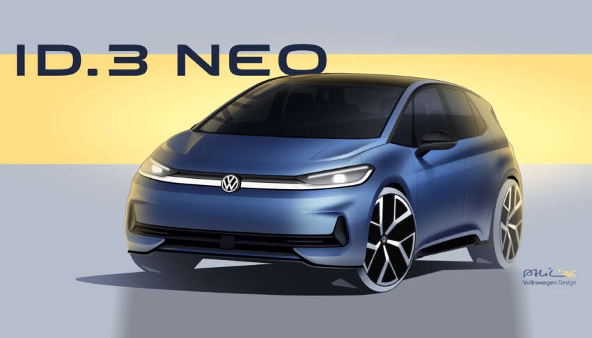 Volkswagen ID.3 Neo debuts – EV hatch gets updated styling, more physical controls; up to 630 km WLTP 2067594
