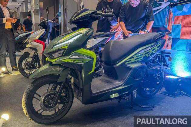 2026 Aveta Serra and VS115 V3 in Malaysia, priced at RM5,088 and RM3,488, respectively
