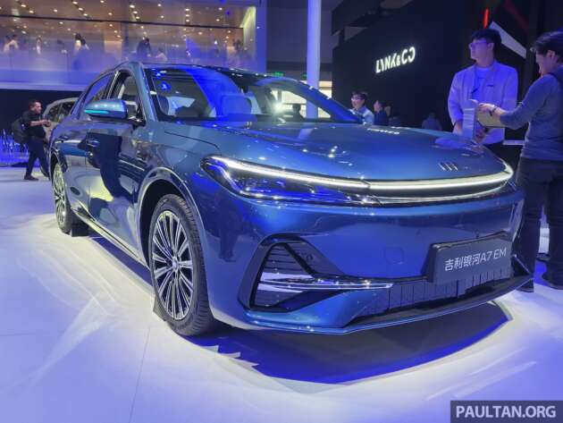 Geely Galaxy A7 in Beijing – PHEV up to 235 km EV range, EV up to 550 km range; want an eMas D-sedan?