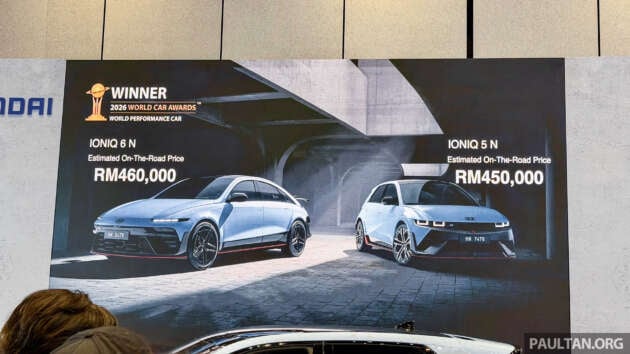 Hyundai Ioniq 5 N, Ioniq 6 N open for booking in Malaysia – 650 PS super-EVs, RM450k to RM460k est
