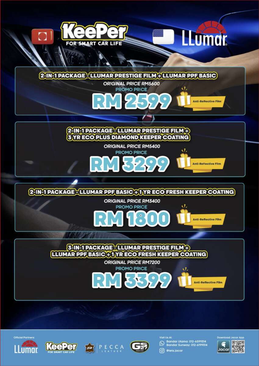 <em>Jaga</em> your car with peace of mind at Jacar – window tint, coating package promos and more, until May 1 2073919