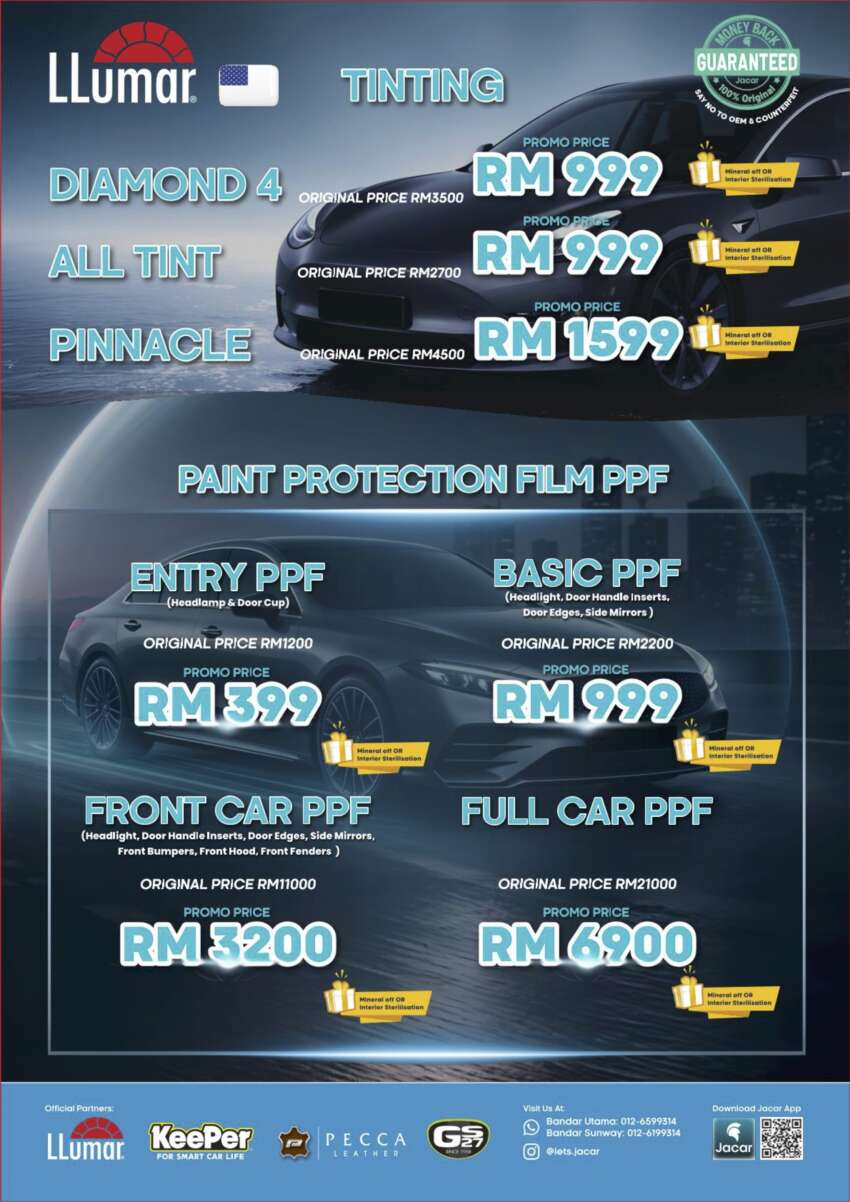 <em>Jaga</em> your car with peace of mind at Jacar – window tint, coating package promos and more, until May 1 2073918