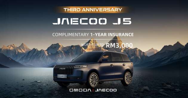 Check out the Omoda & Jaecoo SUV range – up to RM18,888 rebates, 5 years’ free service and more!
