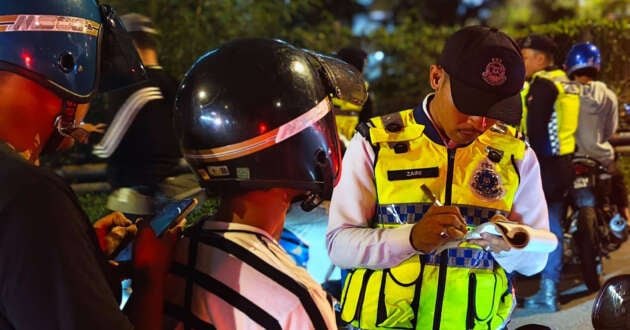 Mat Rempits ride against traffic to evade police op – 751 summonses issued, 98 motorcycles seized