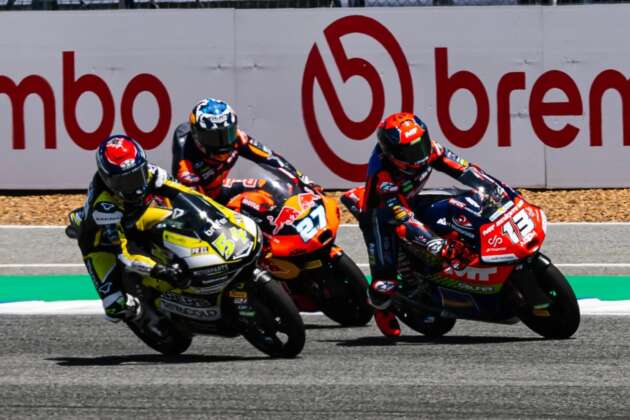 Malaysian Hakim Danish grabs maiden Moto3 podium