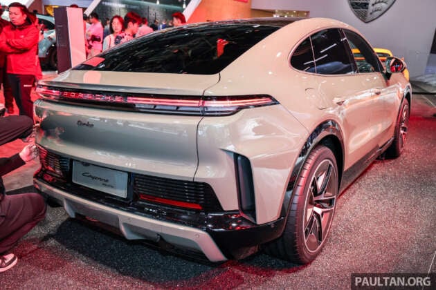 2026 Porsche Cayenne Coupé Electric in Beijing – base, S and Turbo variants; up to 669 km range WLTP