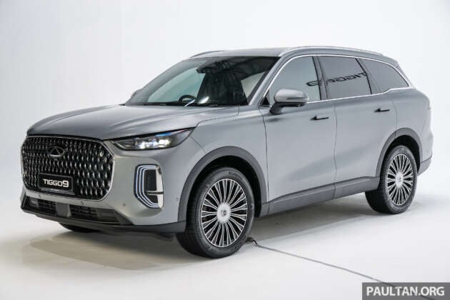 Chery Tiggo 9 dipertonton di Malaysia — SUV segmen D <em>flagship</em>, 2.0T 256 PS/390 Nm; anggaran RM189k