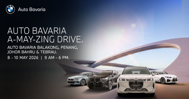 Drive away in a BMW, MINI or BMW Motorrad with RM3,000 in prizes with Auto Bavaria A-May-Zing Drive!