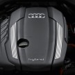 2012 Audi A8 Hybrid powered by 2.0L TFSI inline-4