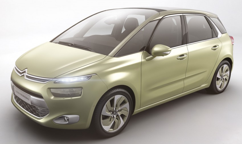 Geneva-bound Citroën Technospace previews next C4 Picasso; uses new EMP2 platform to shock the market 153464