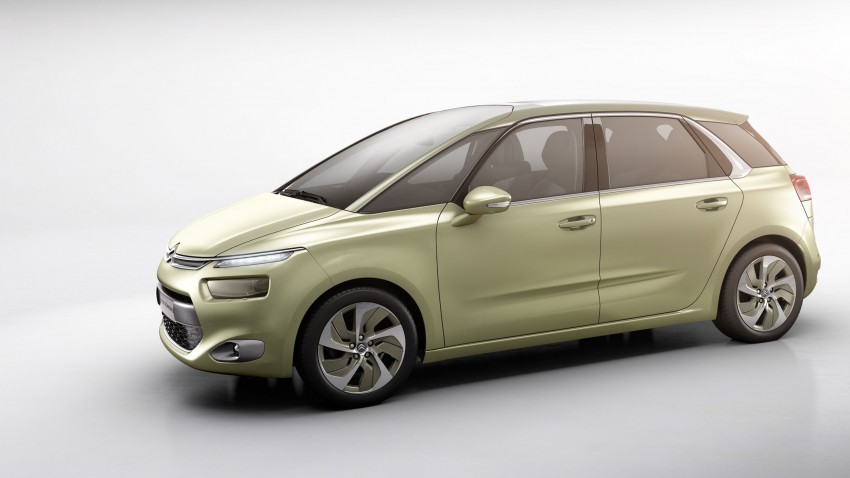 Geneva-bound Citroën Technospace previews next C4 Picasso; uses new EMP2 platform to shock the market 153465