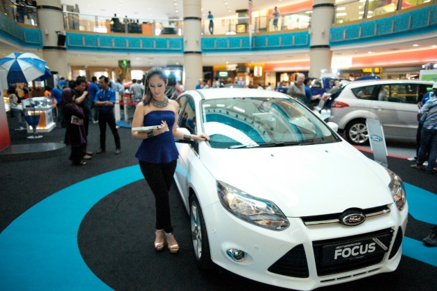 Ford Focus on show at Sunway Pyramid, now open for registration with a chance to win a new car