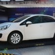 Kia Rio launched – 1.4 EX and SX, RM74k-RM80k