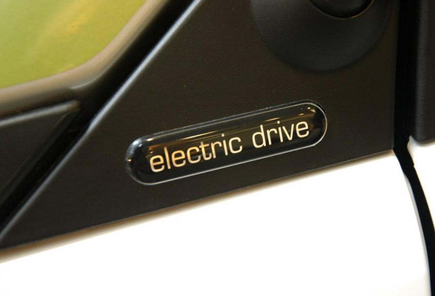 smart fortwo electric drive on display at 1 Utama 74543