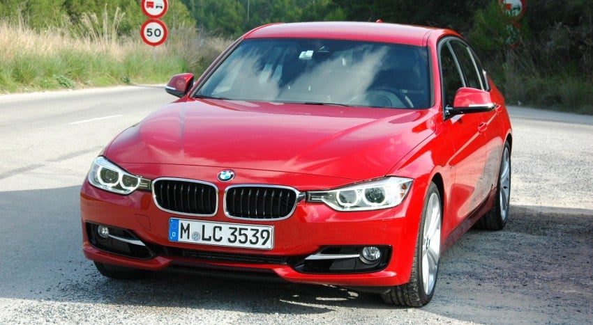 DRIVEN: BMW F30 3 Series – 320d diesel and new four-cylinder turbo 328i sampled in Spain! 85276