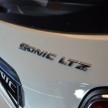 Chevrolet Sonic launched: RM77k sedan, RM79k hatch