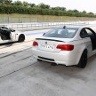 BMW M5 and M3 Coupe driven on track at the BMW M Track Experience Asia 2012, Sepang