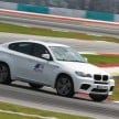 BMW M5 and M3 Coupe driven on track at the BMW M Track Experience Asia 2012, Sepang