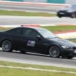 BMW M5 and M3 Coupe driven on track at the BMW M Track Experience Asia 2012, Sepang