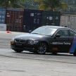 BMW M5 and M3 Coupe driven on track at the BMW M Track Experience Asia 2012, Sepang
