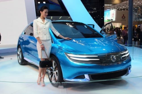 First Denza electric vehicle surfaces at Auto China 2012